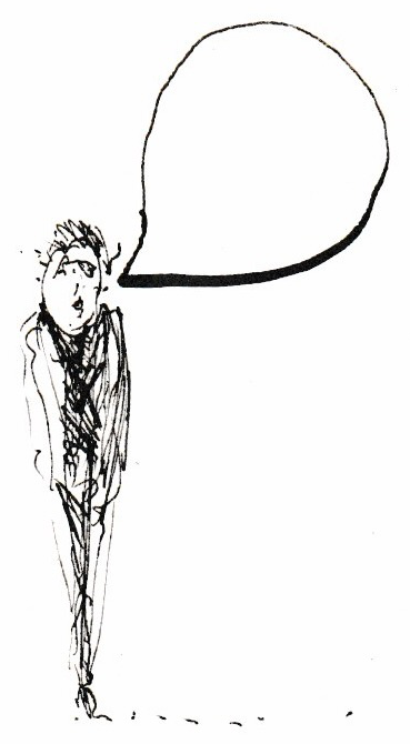 Peter Engel: Figur beim Auftritt